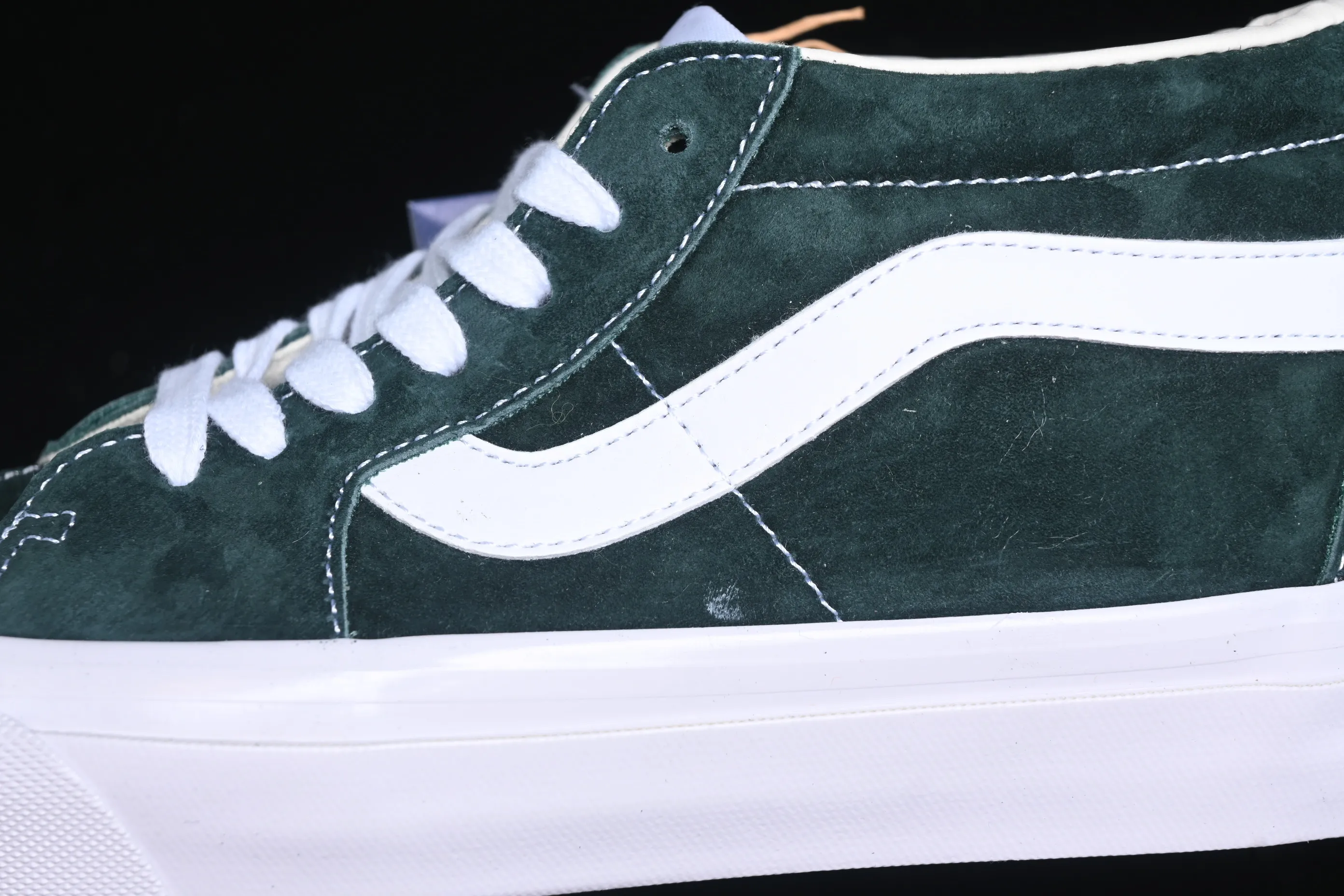 All categories Vans Vans series Vans Mid Vans China Vans Sk8-Mid Reissue 83 high-end branch suede casual retro skateboard shoes VN000CQQPRM